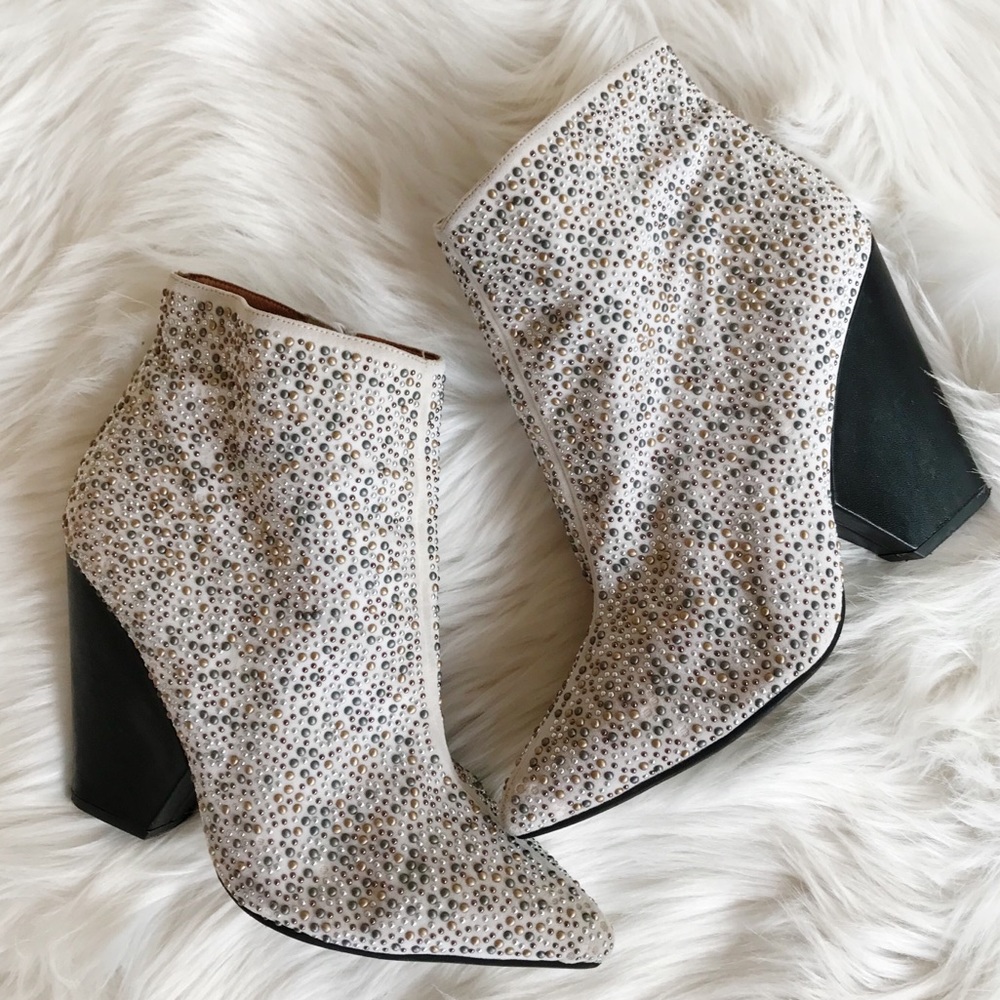 Jeffrey Campbell “Ibiza Last” studded booties